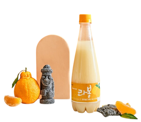[라봉 리뷰] 한라봉 막걸리? 폼 미친 상큼함! 🍊